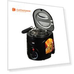 Фритюрница GFGRIL GFF-01 Mini, черный