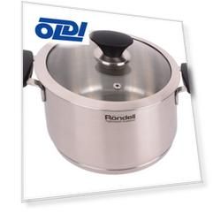 Кастрюля Rondell Signifikant RDS-749 3л 18 см стеклянная крышка нержавеющая сталь серебристый