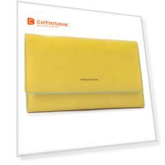 Клатч женский Piquadro Blue Square AC4707B2R/G5 желтый натур.кожа