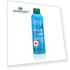Alba Botanica, Спрей Cooling Aloe Burn Relief, 171 мл