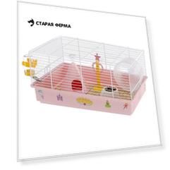 Ferplast клетка Criceti 9 Princess 9 для хомяков 46x29,5x23 см