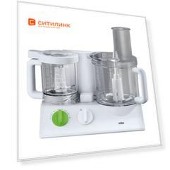 Кухонный комбайн BRAUN FX3030WH, белый/зеленый