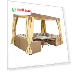 Шатёр плетёный Vibest 295х220х220 см