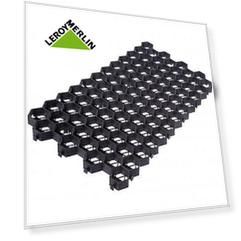 Решётка газонная Gidrolica Eco Standart 70x40x3.2 см цвет черный