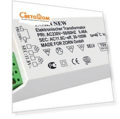 Трансформатор для галогенных ламп ZORN NEW 105w 220/12v