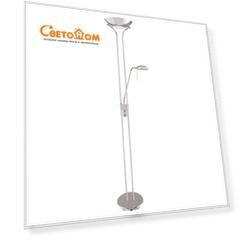 Торшер диммируемый с подсветкой для чтения Arte lamp A4329PN-2CC DUETTO