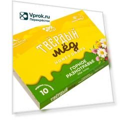 Карамель медовая Honey Way Твердый мед Горное разнотравье 30г