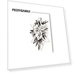 Временная татуировка Tattooshka мини "Цветы в графике"