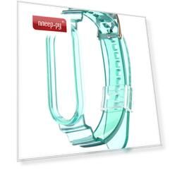 Aксессуар Ремешок Zibelino для Mi Band 3/4/5/6 Plastic Green ZBS-PP-XIMB5-GRN