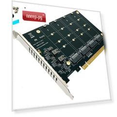 Контроллер Espada PCI-E - 4x M.2 NVMe PCIe4NVME