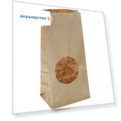 Attache Пакет из крафт-бумаги с окном 17х8х5 50 шт.