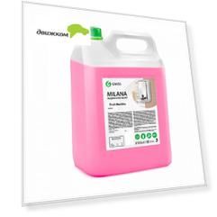 Крем-мыло Grass "Milana fruit bubbles" жидкое увлажняющее канистра 5 кг