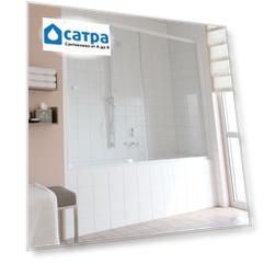 Шторка на ванну Vegas Glass ZV 0170 01 01 профиль белый, стекло прозрачное