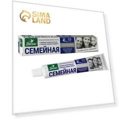 Зубная паста Весна Семейная классическая, в футляре, 100 г
