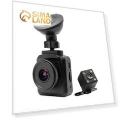 Видеорегистратор TrendVision X2 Dual, 2 камеры, Full HD, OLED, G-сенсор, WDR