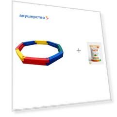 Family Песочница F-8 (8 элементов) и Песок для песочниц Mixplant Емеля 14 кг