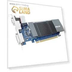Видеокарта Asus nVidia GeForce GT 710, 2Гб, 64bit GDDR5, DVI, HDMI, CRT, HDC