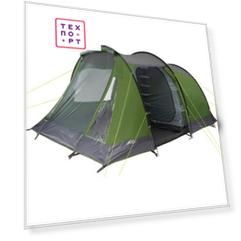 Палатка четырехместная TREK PLANET Ankona Lux 4, зеленый