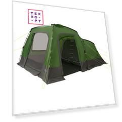 Палатка четырехместная TREK PLANET Lugano 4, зеленый