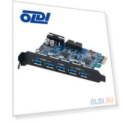 Контроллер PCI-E Orico PVU3-5O2I USB3.0