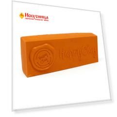 SP006 Сургуч в плитке оранжевый, 200гр. HappyClay