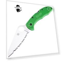 Складной нож Spyderco  Salt 2, сталь LC200N, рукоять FRN, 88FSGR2