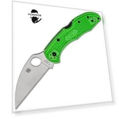 Складной нож Spyderco  Salt 2, сталь LC200N, рукоять FRN, 88FPWCGR2