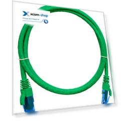 Кабель патч-корд U/UTP 6 кат. 0,15м NikoMax NMC-PC4UE55B-001-C-GN 2хRJ45/8P8C, T568B, Molded, 24AWG (7х0,205мм), BC (чистая медь), LSZH нг(А)-HFLTx, з