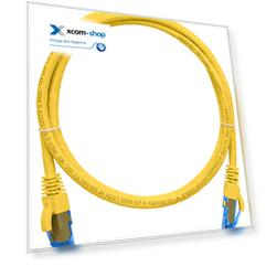 Кабель патч-корд U/UTP 6 кат. 0,5м NikoMax NMC-PC4UE55B-005-C-YL 2хRJ45/8P8C, T568B, Molded, 24AWG (7х0,205мм), BC (чистая медь), LSZH нг(А)-HFLTx, же