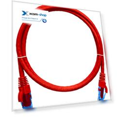 Кабель патч-корд U/UTP 6 кат. 1,5м NikoMax NMC-PC4UE55B-015-C-RD 2хRJ45/8P8C, T568B, Molded, 24AWG (7х0,205мм), BC (чистая медь), LSZH нг(А)-HFLTx, кр