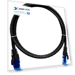 Кабель патч-корд U/UTP 6 кат. 3м NikoMax NMC-PC4UE55B-030-C-BK 2хRJ45/8P8C, T568B, Molded, 24AWG (7х0,205мм), BC (чистая медь), LSZH нг(А)-HFLTx, черн