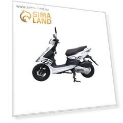 Скутер VENTO CORSA 150, 49 cc, сигнализация, белый