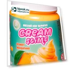 Игрушка Slime Cream Слайм с ароматом мандарина