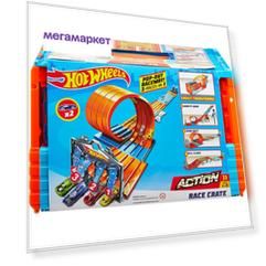 Hot Wheels Игровой набор Экшн Автотрек Эпичная гонка для 2-х игроков GKT87