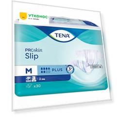 Подгузники для взрослых Tena Slip Plus размер M (80-122 см) 30 штук