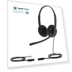 Гарнитура Yealink YHS34 Lite Dual проводная, HD звук, QD, RJ9