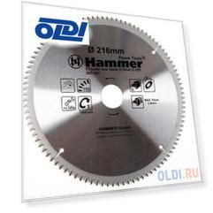Пильный диск Hammer Flex 205-302 CSB AL  216ммх100х30мм по алюминию 30682