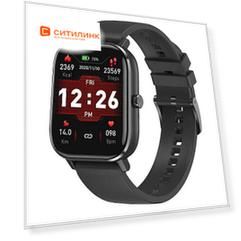 Смарт-часы Smarterra SmartLife Alcor S, 1.75", черный / черный [sm-slalcr-sbl]
