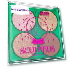 Палетка для лица Beauty Bomb Sculptius, тон 01