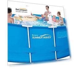 Бассейн каркасный Polygroup Summer Waves с фильтрующим насосом 366х132см (Р20012523)