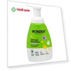 Детская экопенка Wonder Lab для мытья рук и умывания Фруктовый лимонад 240 мл