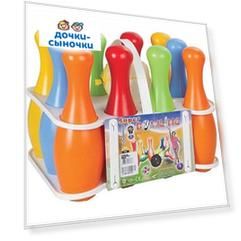 Игровой набор Pilsan Боулинг (10 кеглей)