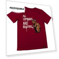 Футболка мужская Barking Store "Капибара АСАВ", M