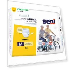 Подгузники-трусы для взрослых Seni Active normal medium 80-110 см 10 штук