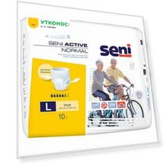 Подгузники-трусы для взрослых Seni Active normal large 100-135 см 10 штук