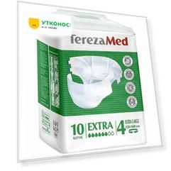 Подгузники для взрослых TerezaMed Extra XL одноразовые впитывающие на липучках 120-160 см 10 штук