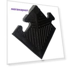 Уголок резиновый для бордюра MB Barbell черный, толщина 20мм MB-MatB-Cor20