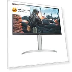 Монитор LG 27" UltraFine 27UP650-W (27UP650-W.ARUZ)  черный