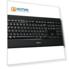 Клавиатура беспроводная Logitech K800, Wireless, Черный 920-002395