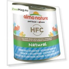 Almo Nature Classic HFC Adult Atlantic Tuna / Консервы Алмо Натюр для кошек с Атлантическим Тунцом (цена за упаковку)